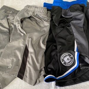 Men's 3XL Russell Athletic & And1 Shorts in Gray & Blue Pockets (Set of 2)